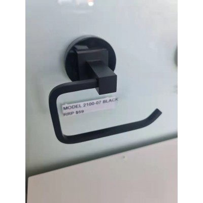 Towel Holder Hung Series 2100-07 Square Black